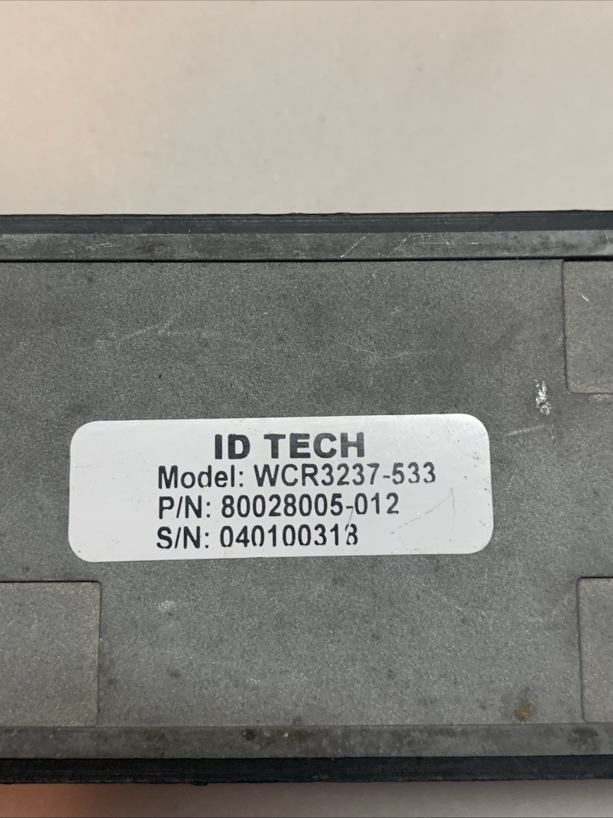 ID Tech WCR3237-533 Card Reader