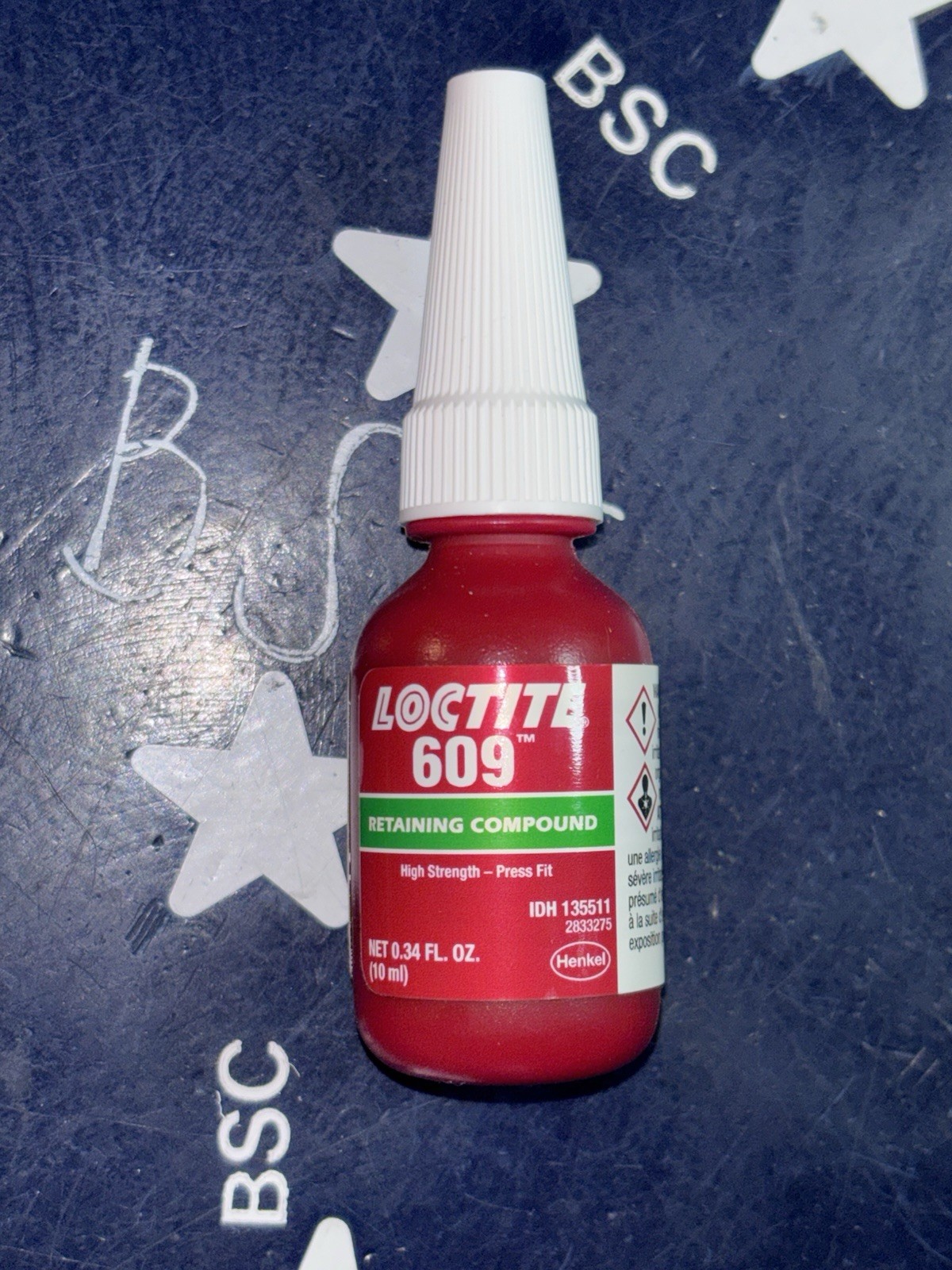 Loctite 609 10mL General Purpose Fast Curing Retaining Compound 135511 60921