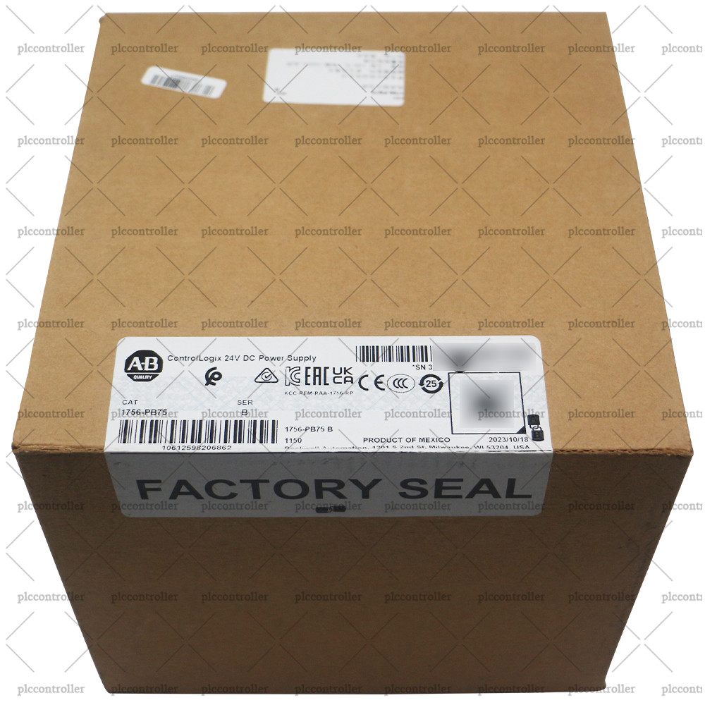 New Allen Bradley 1756-PB75 ControlLogix 24V DC Power Supply