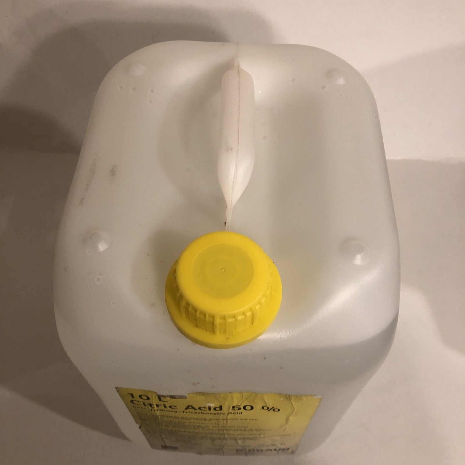 New – Braun Citric Acid 50% – 10 Liters – 08021-0002-86
