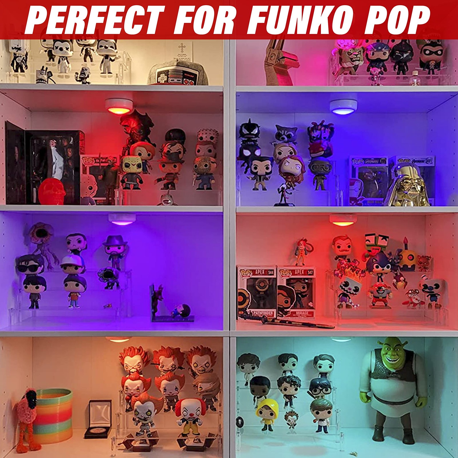 Acrylic Display Risers,Clear Display Risers Stand Small Mini Shelf 3 Tiered
