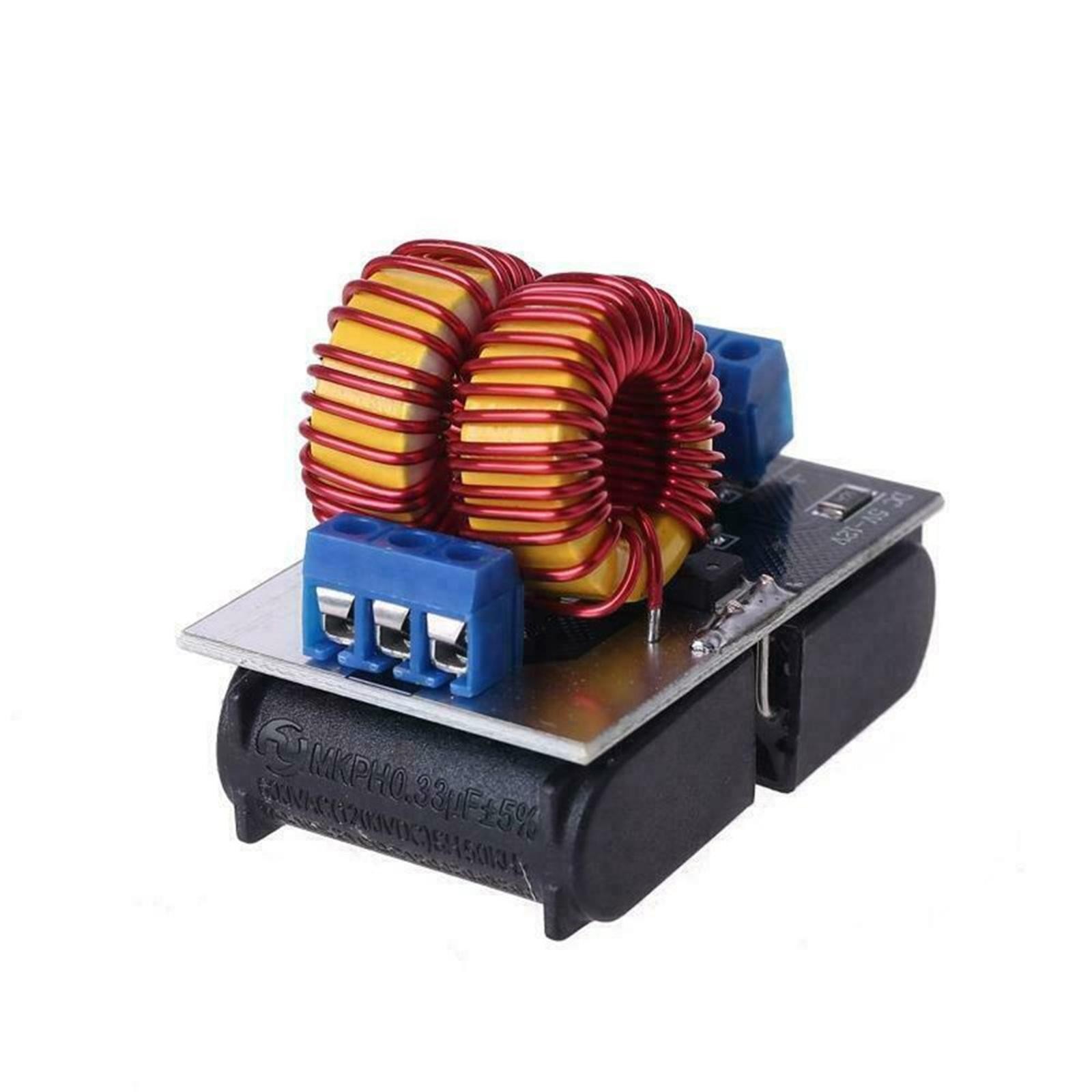 DC 5V-12V 120W Mini ZVS Induction Heating PCB Board Flyback Driver Heater Coil