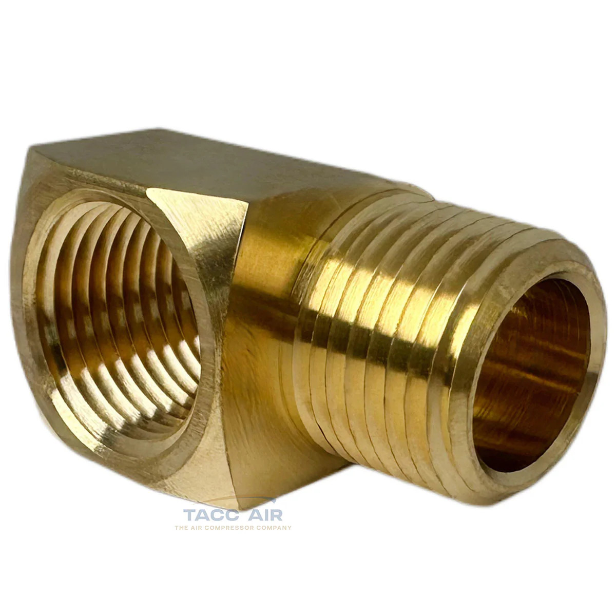 2 Pack 1/2″ NPT Brass Street Elbow 90 Degree Pipe Thread Fitting Male Female