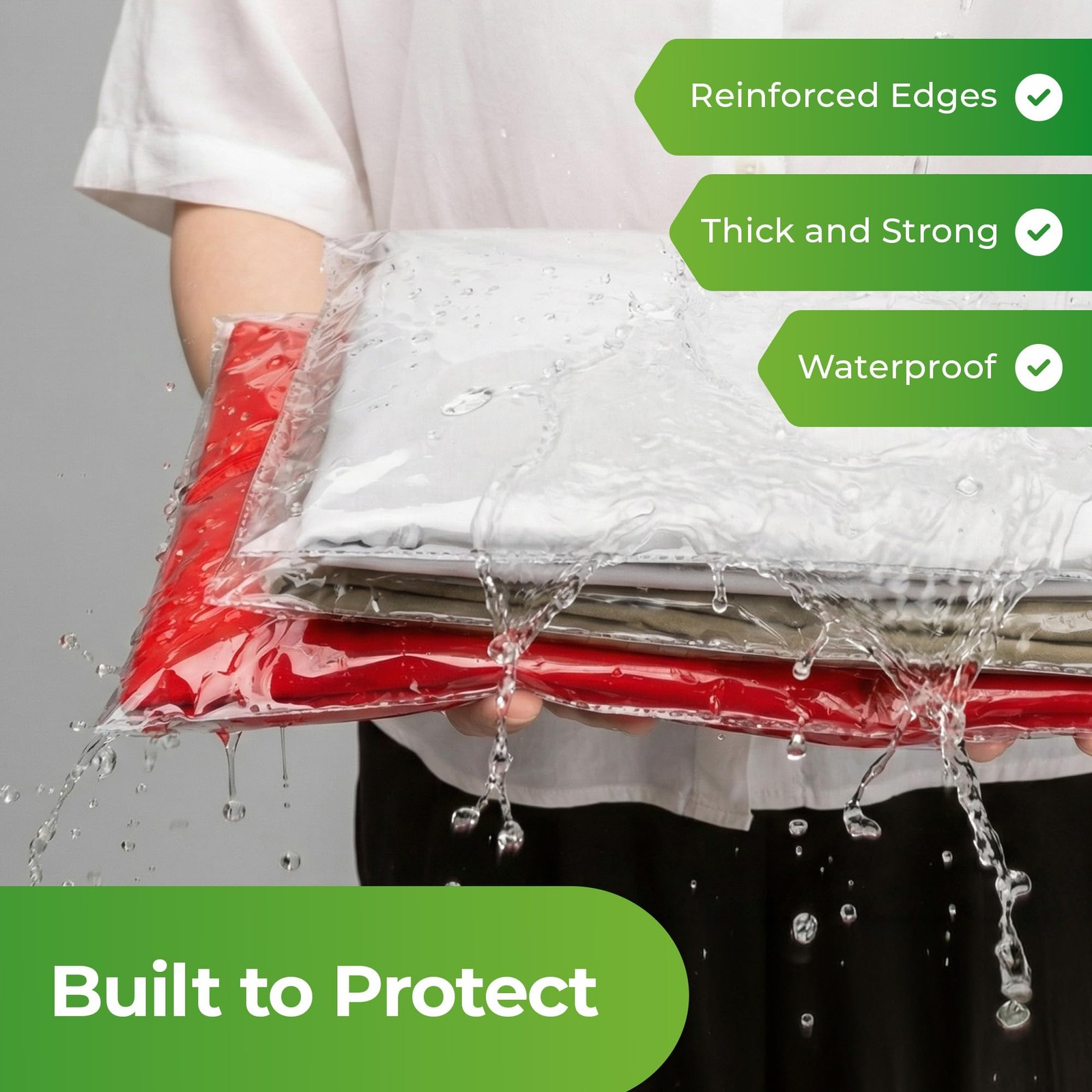 Self Sealing Cellophane Bags 9×12 Inch – 100 Count T Shirt inches, Clear