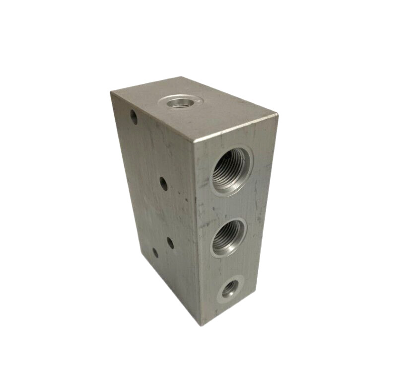 HYDRAULIC MANIFOLD BLOCK POLISHED