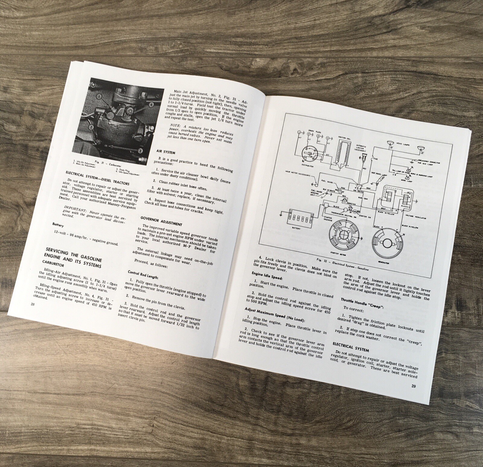 Set Massey Ferguson Mf 65 Tractor Tractor Service Repair Owners Operators Manual