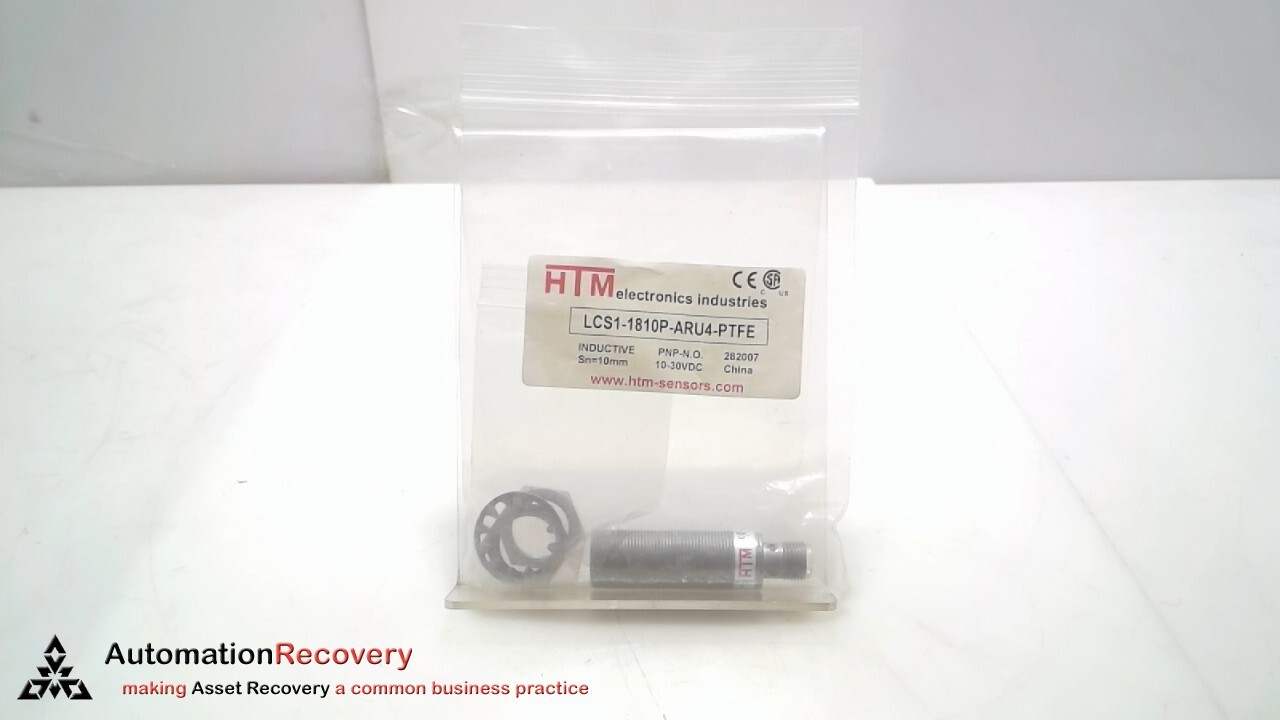 HTM LCS1-1810P-ARU4-PTFE, LONG RANGE PROXIMITY SENSOR, 282007, NEW #300700