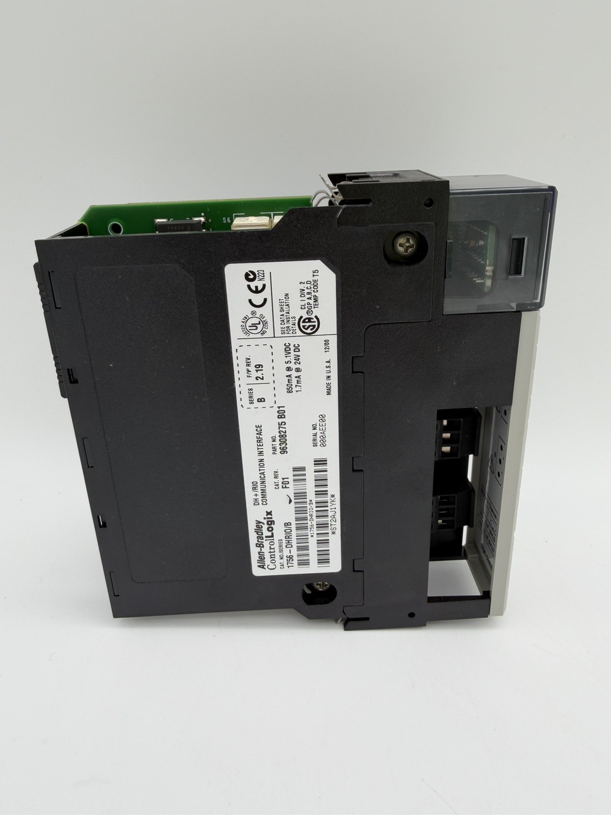 Rockwell Automation Allen Bradley ControlLogix 1756-DHRI0 DH + /RIO Module