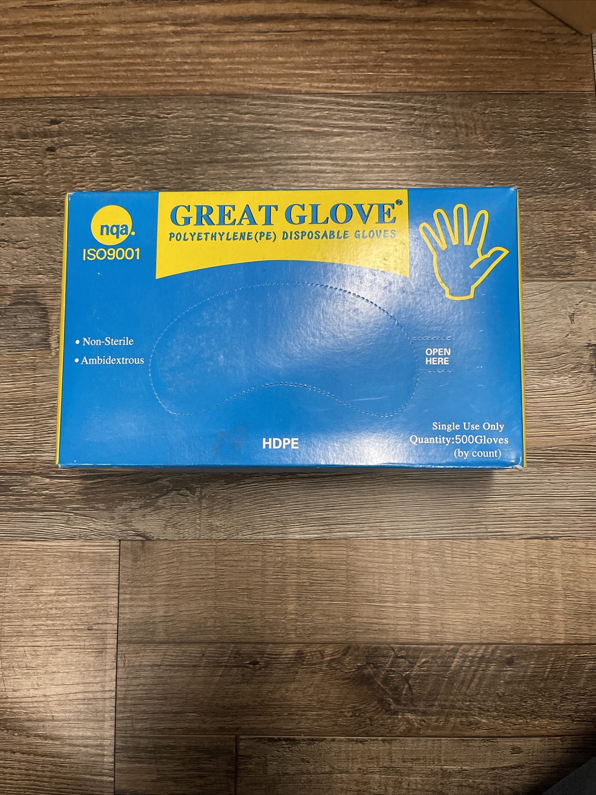 Great Gloves Polyethylene Gloves (PE) XL Disposable Food Grade 10,000 PCS