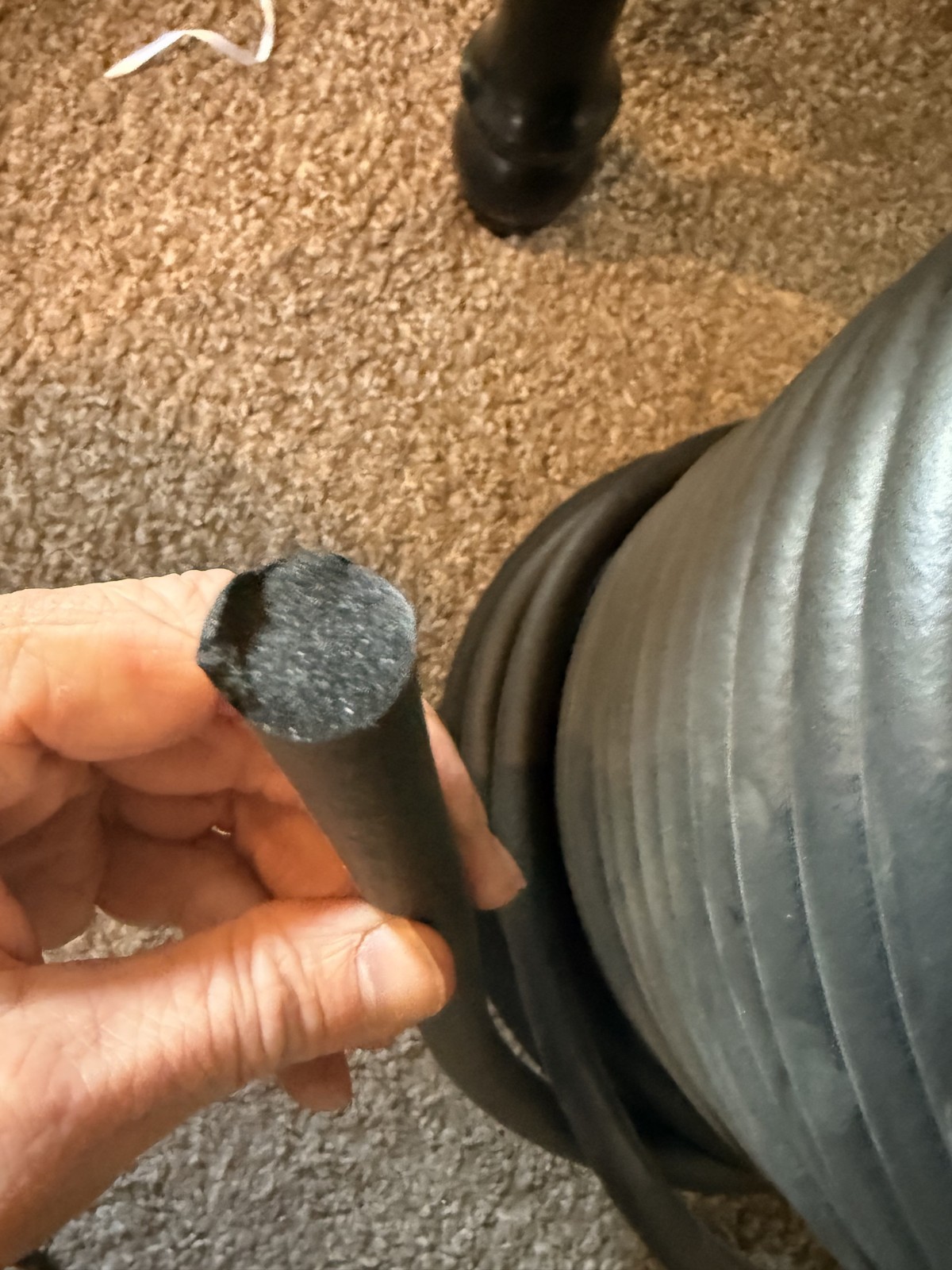 NEW Spool Closed-Cell Neoprene Sponge Insulation Tubing – Dark Grey .625 150ft