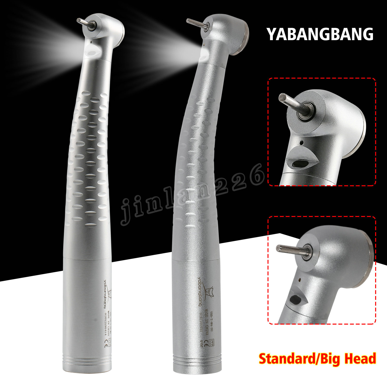 KAVO Style Dental Fiber Optic LED High Speed Handpiece / Quick Coupler 4/6 Holes