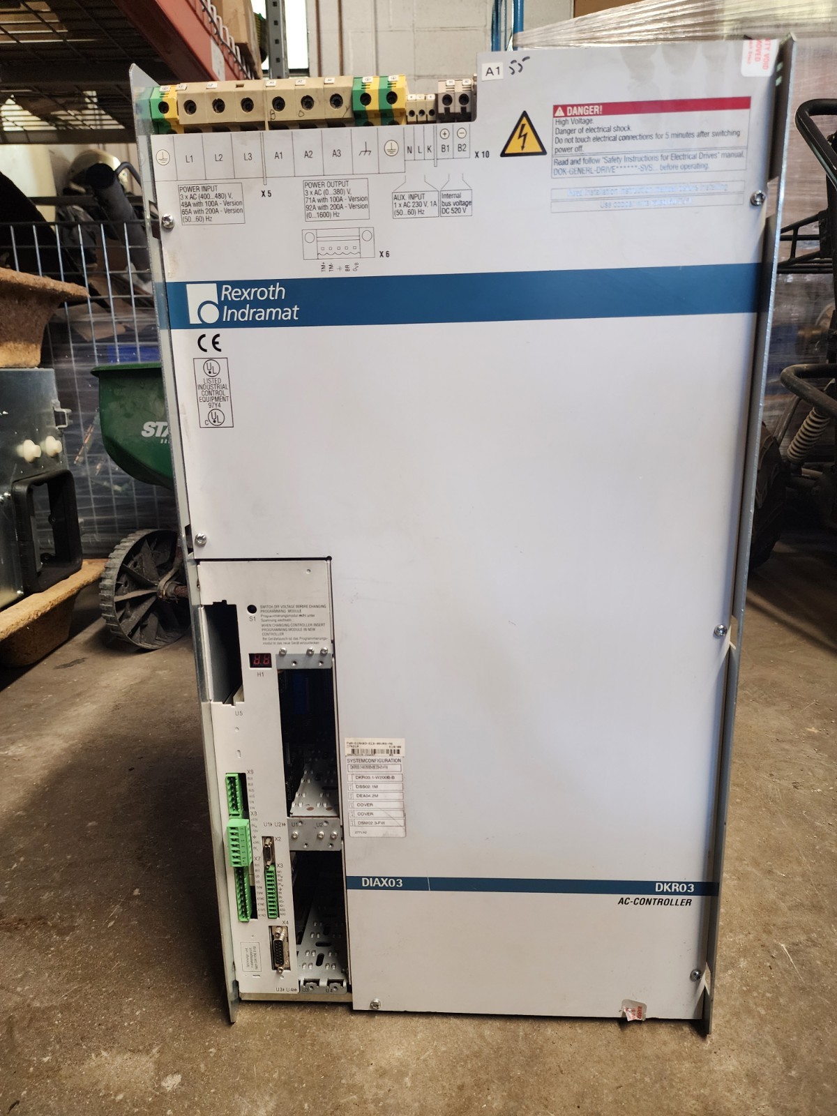 Rexroth Indramat r911277192 dkr03.1-w200b-be23-01-fw