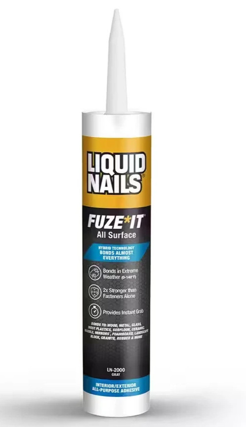 Liquid Nails Fuze It 9 oz. Gray All Surface Construction Adhesive