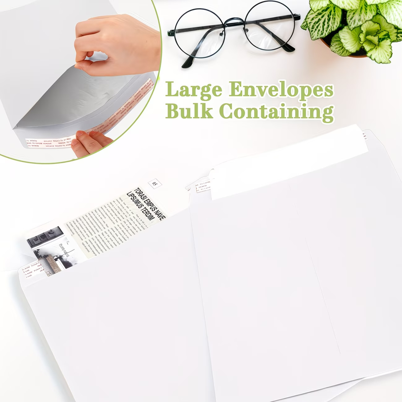 Quality 6×9 IN Security Envelopes, Self-Sealing, White (1 Count)