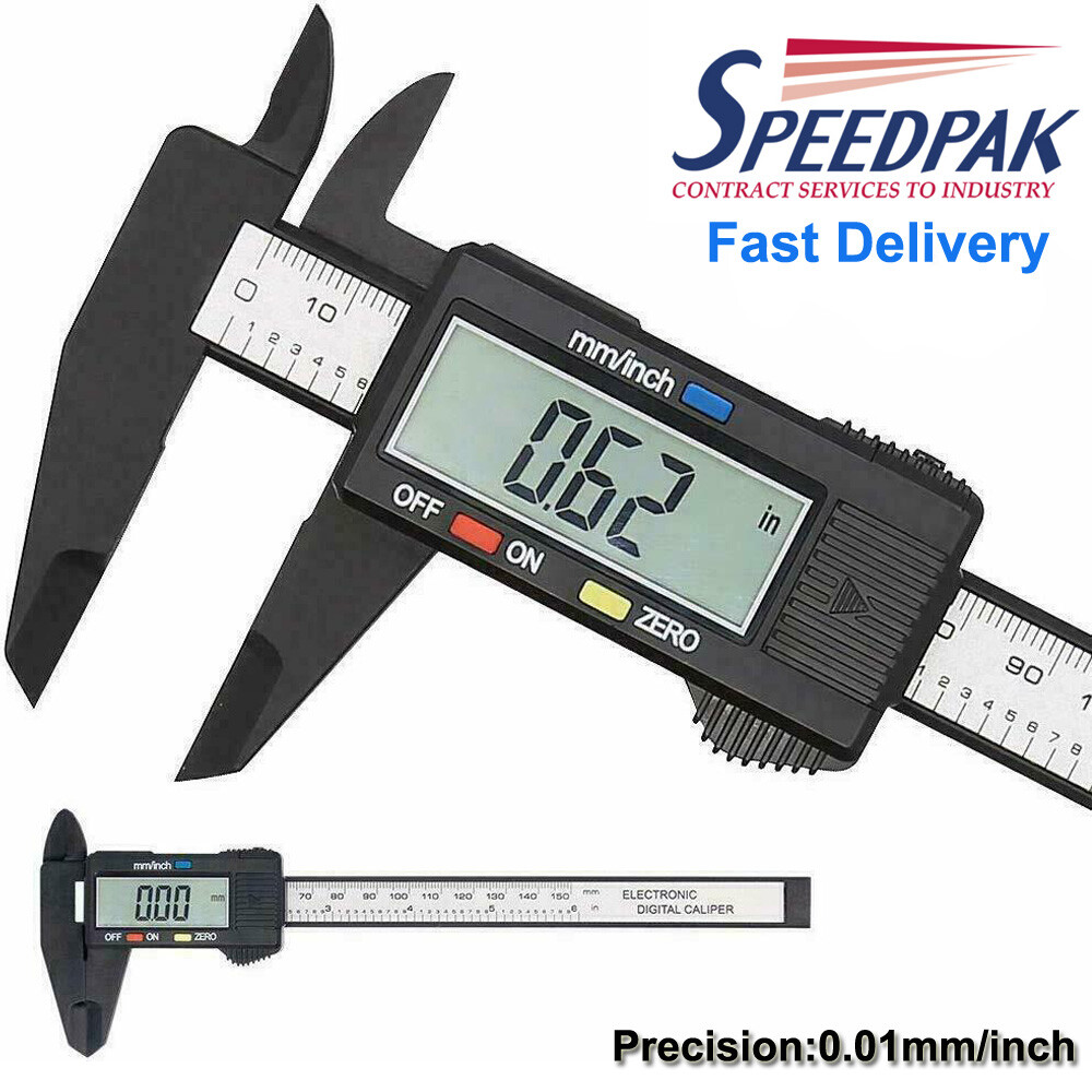 6″ 150mm Digital Caliper Vernier Electronic Gauge Meter Ruler Measure Tool 0.1mm