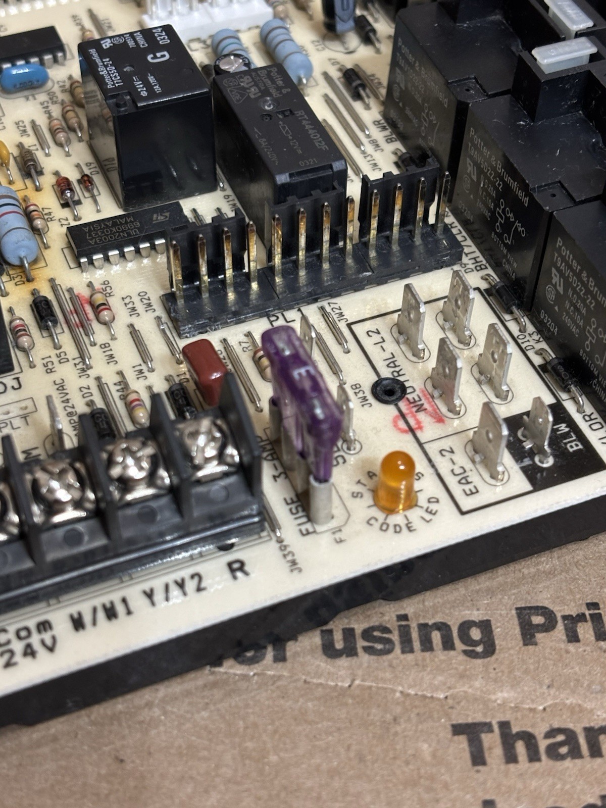 Carrier HK42FZ017 Furnace Control Board CEPL130455-01 CEBD430455-03B 🔥Checked