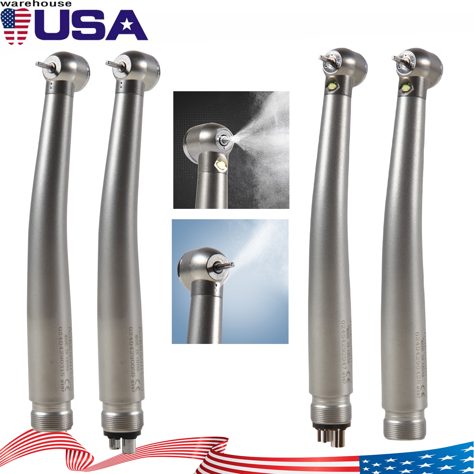 NSK Style Dental Fiber Optic LED E-generator/ High Speed Handpiece 2HOLE/4HOLE