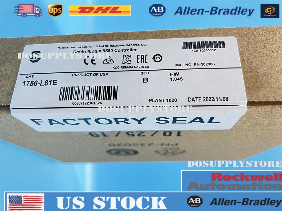 1756-L81E /B ControlLogix Logix5580 Processor 3MB New Sealed