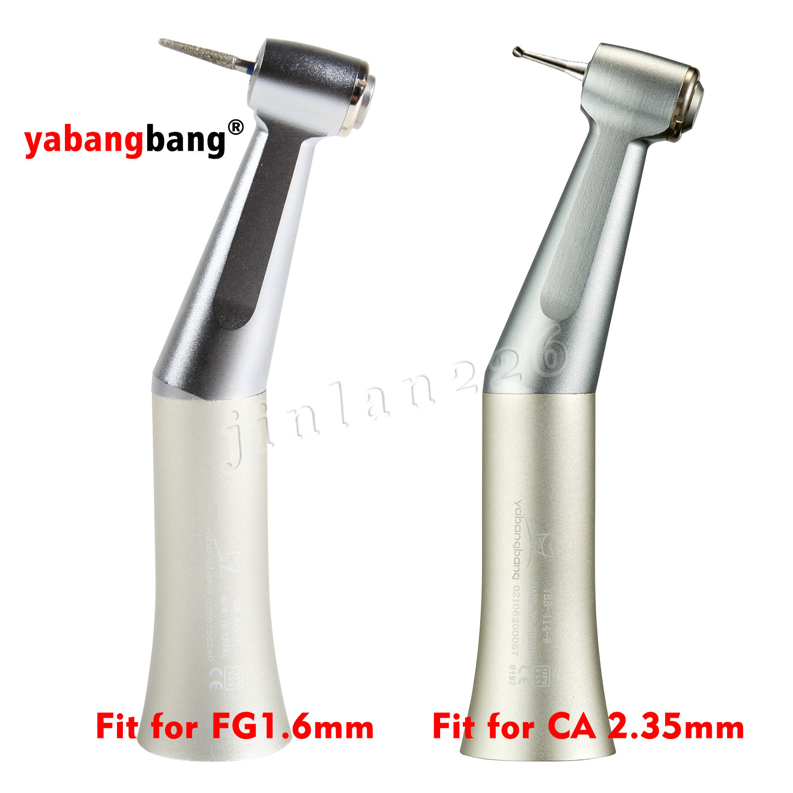 Dental Slow Speed Contra Angle Handpiece Push Attach 1.6 /2.35mm Burs Fit NSK