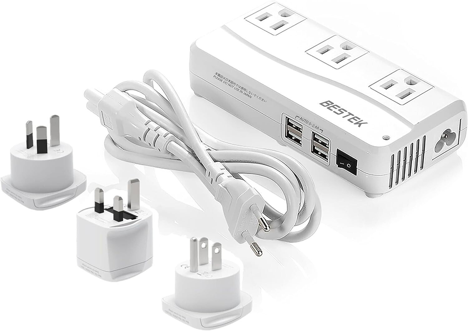 Voltage Converter 90V – 240V to 100V transformer BESTEK Japan Plug Adapter
