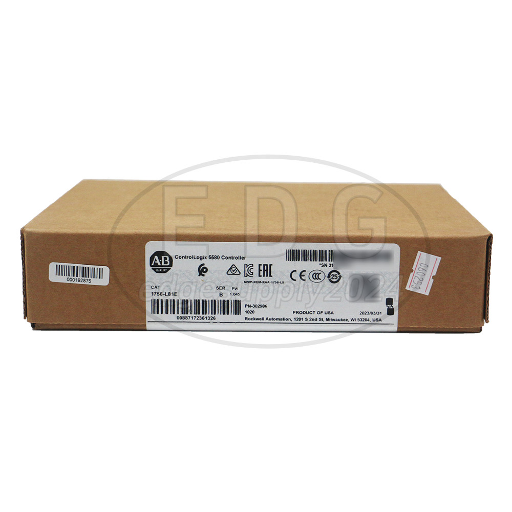 Allen Bradley Factory Sealed NEW 1756-L81E ControlLogix 5580 Controller