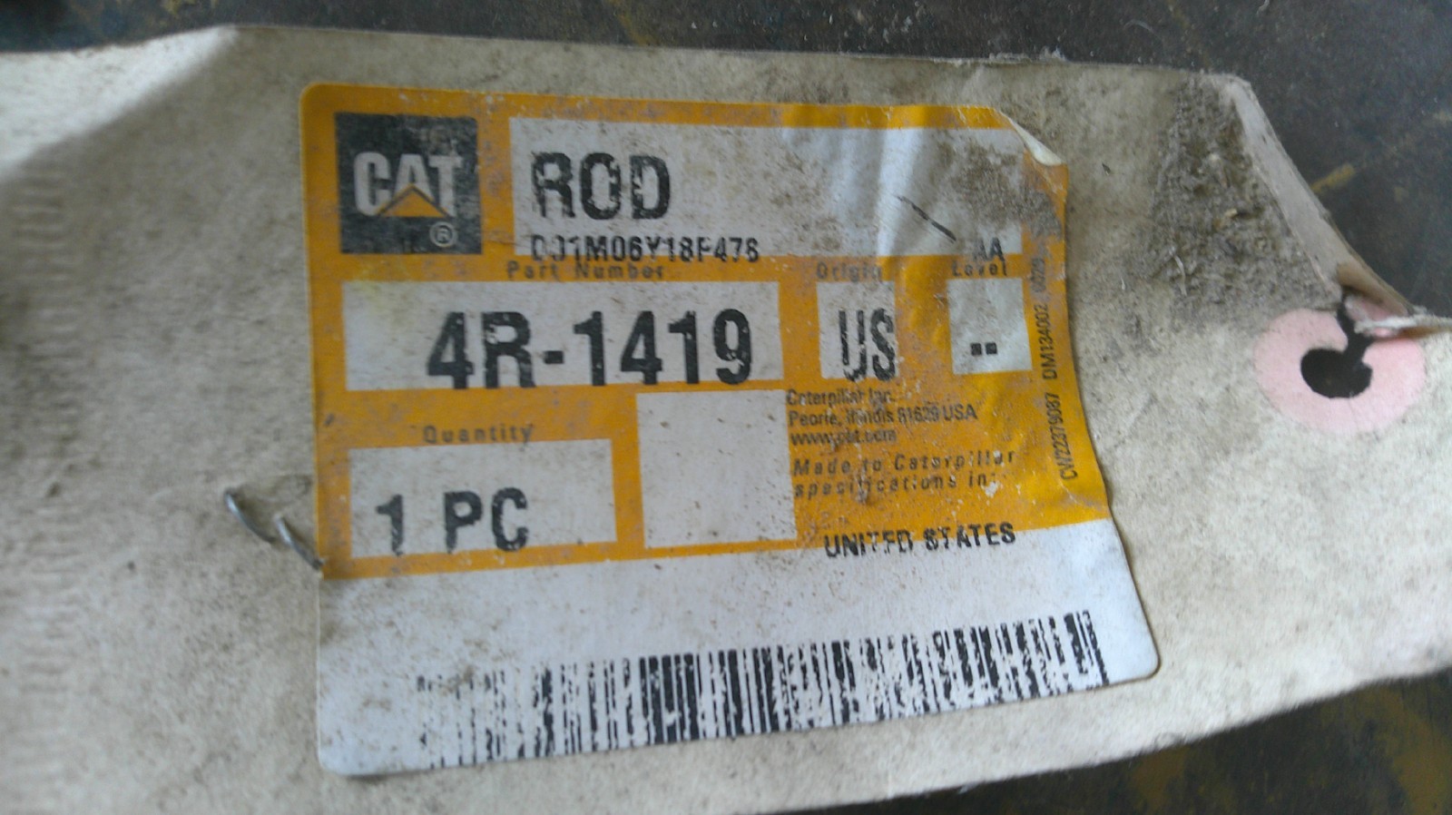 New OEM CAT 4P-1419 Rod 4P1419 Caterpillar