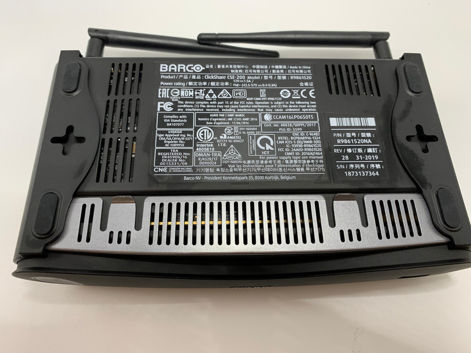 Barco Clickshare CSE-200 R9861520 Wireless Presentation System (base only)