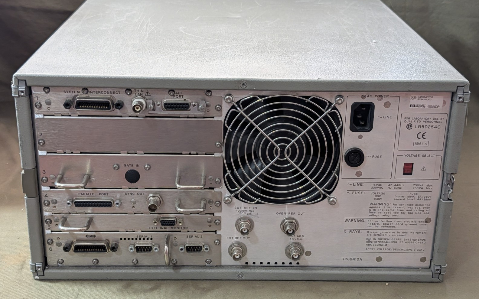 HP/Agilent 89441A Vector Signal Analyzer IF Unit DC-2.65 GHz in Good Working Cnd