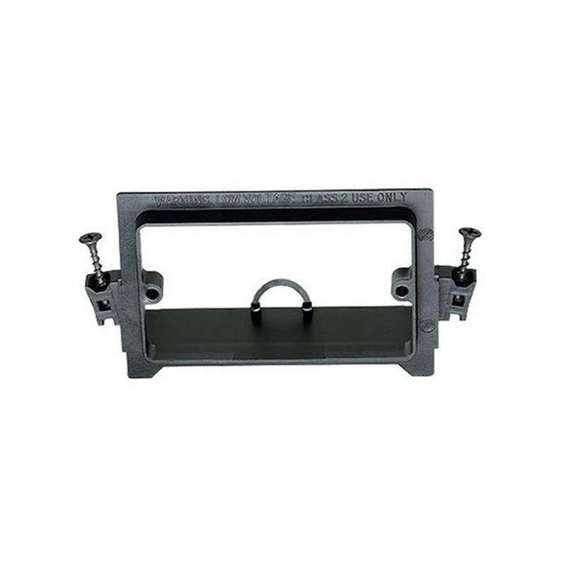 Arlington LVS1 Screw On Single Gang Low Voltage Mounting Bracket for CAT5 Cables