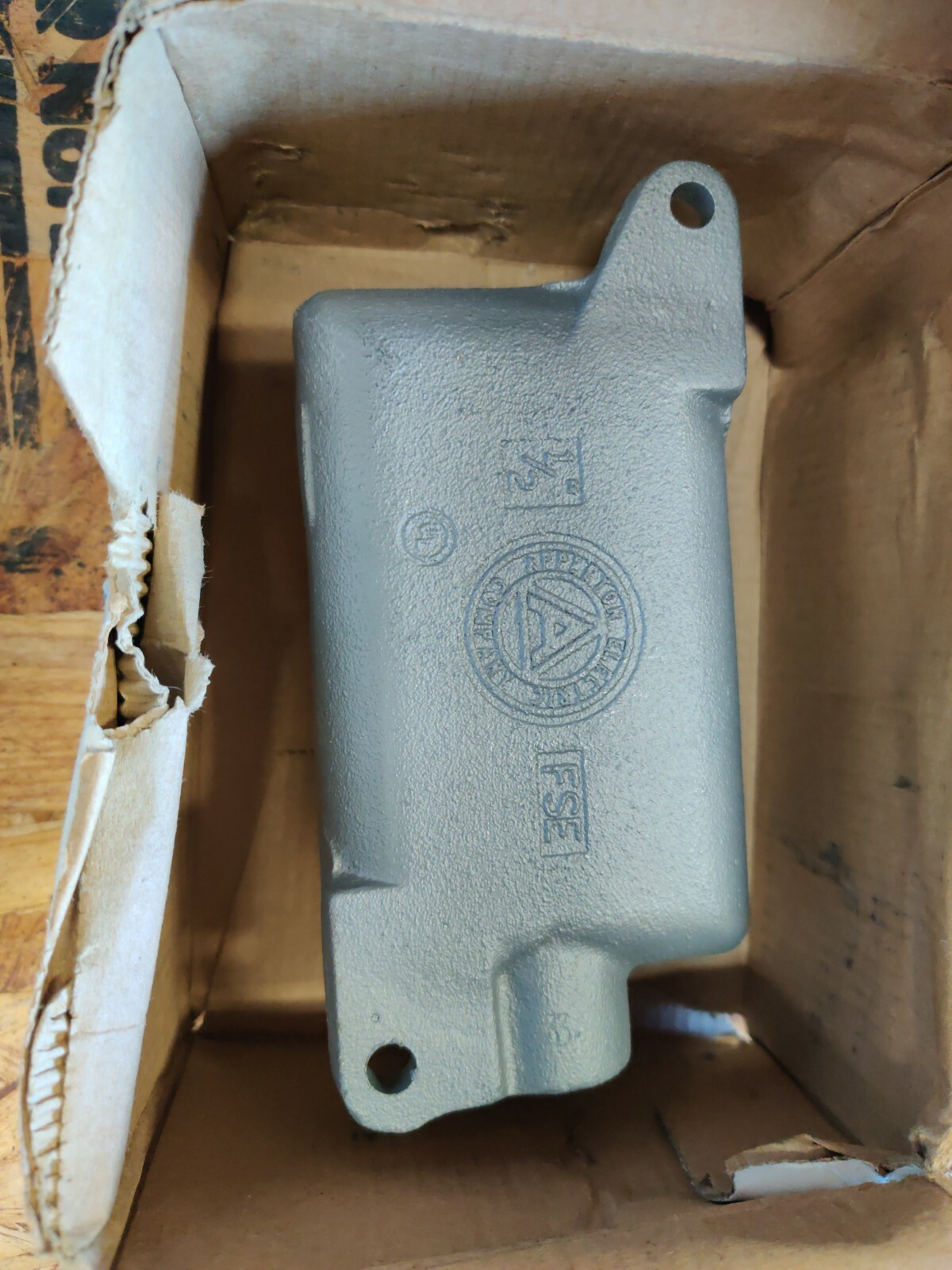 NEW EGS Appleton Electric APP FS-1-50 Single Gang 1/2″ Device Box