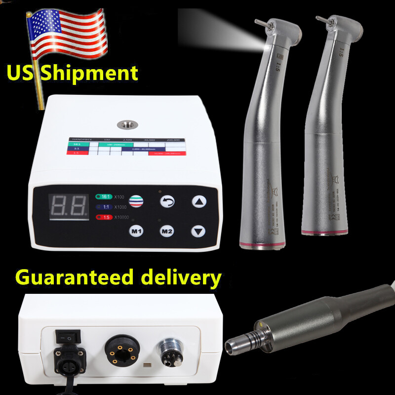 NSK Style Dental Brushless LED Micro Motor /1:5 Increasing Handpiece
