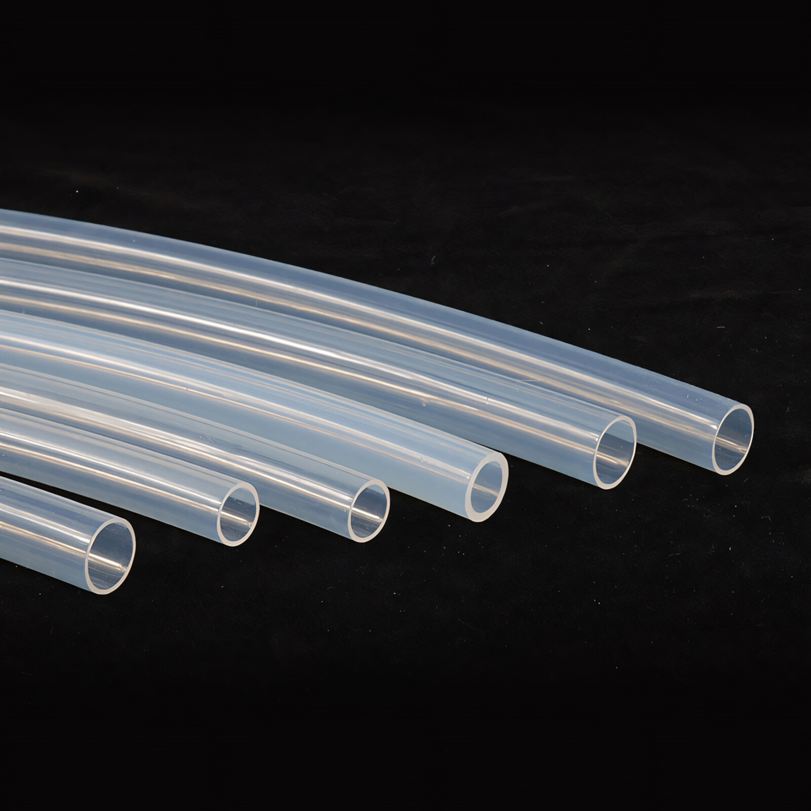 PTFE Tube Tubing Pipe ID 0.8-11 mm OD 1.6-14 mm High Temp Resistance Transparent