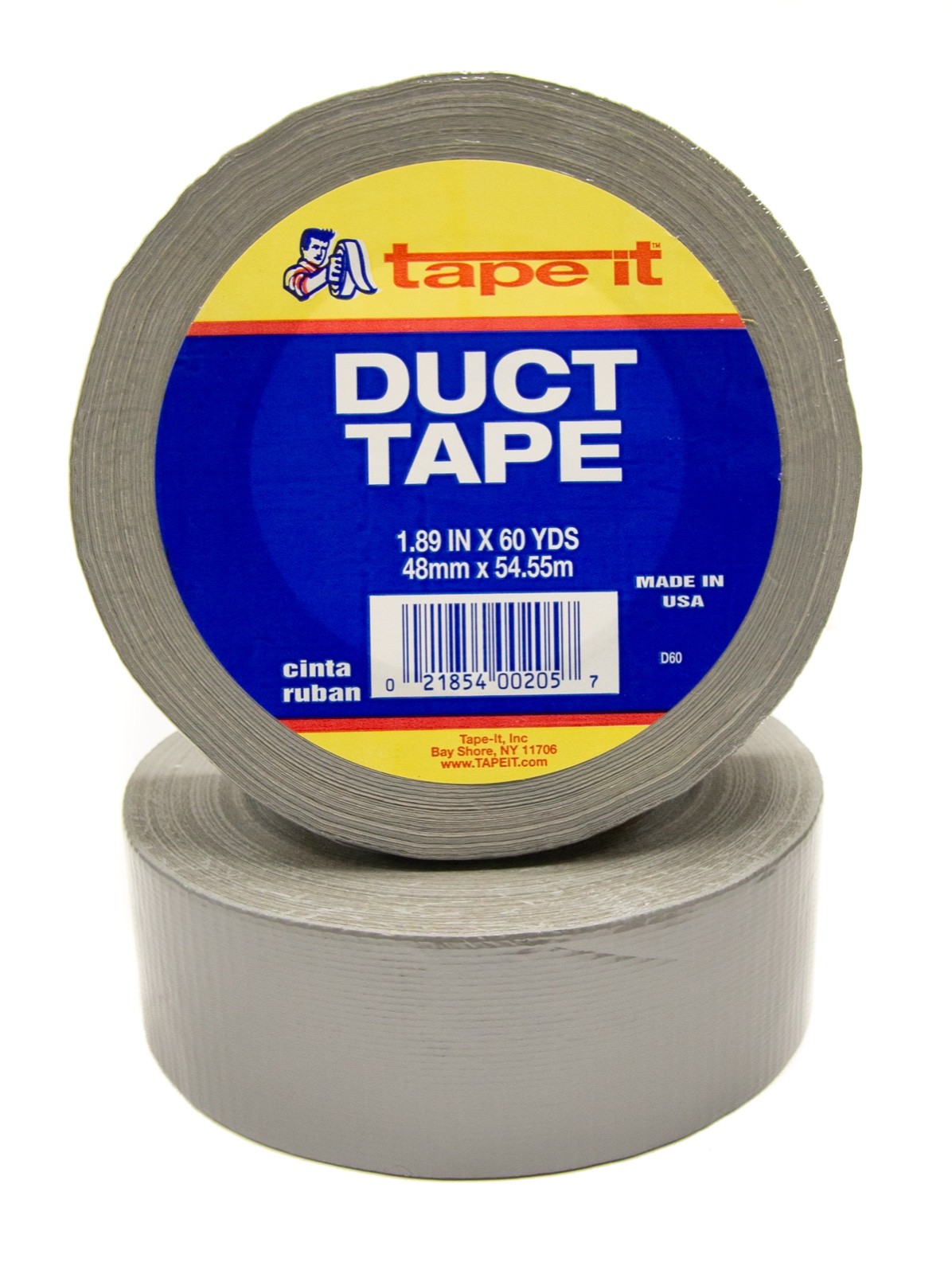 24 Rolls of Silver Duct Tape – 1.89″ x 60 yds – 8 Mil