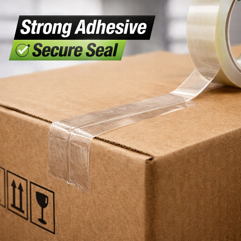36 Rolls Carton Sealing Clear Packing Tape Box Shipping – 2 mil 1.89″ x 55 Yards