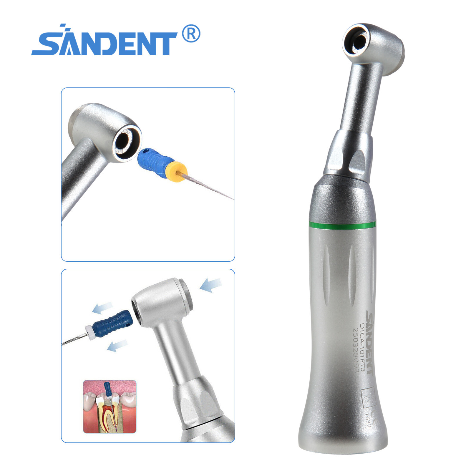Dental Endo Reciprocating Handpiece 10:1 Contra Angle Endodontic 90° M4 NSK