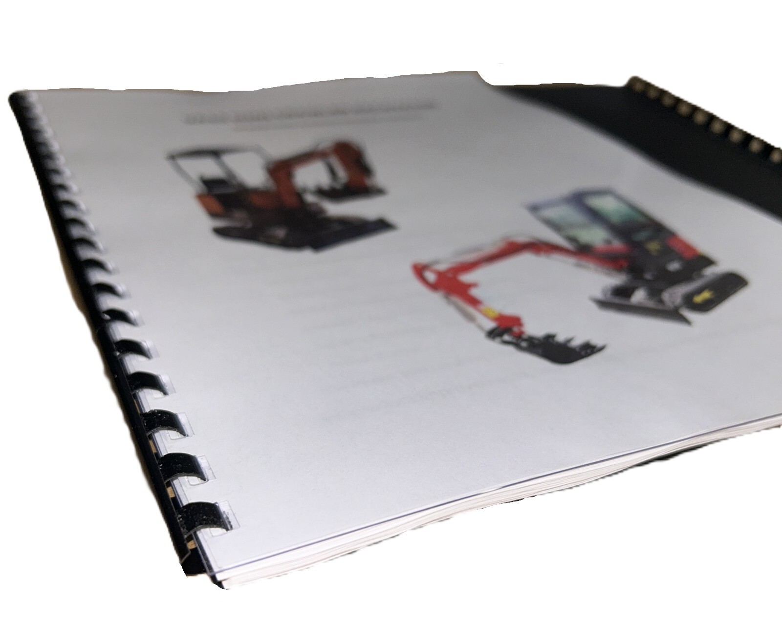 1-Ton Mini Excavator Track Hoe MIVA VA13 Operation & Maintenance Manual