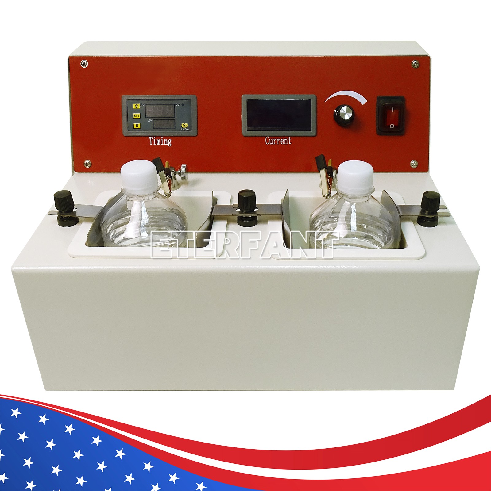 ETERFANT Electrolytic Polishing Machine With 2 Electrolytic Cells Dental Lab
