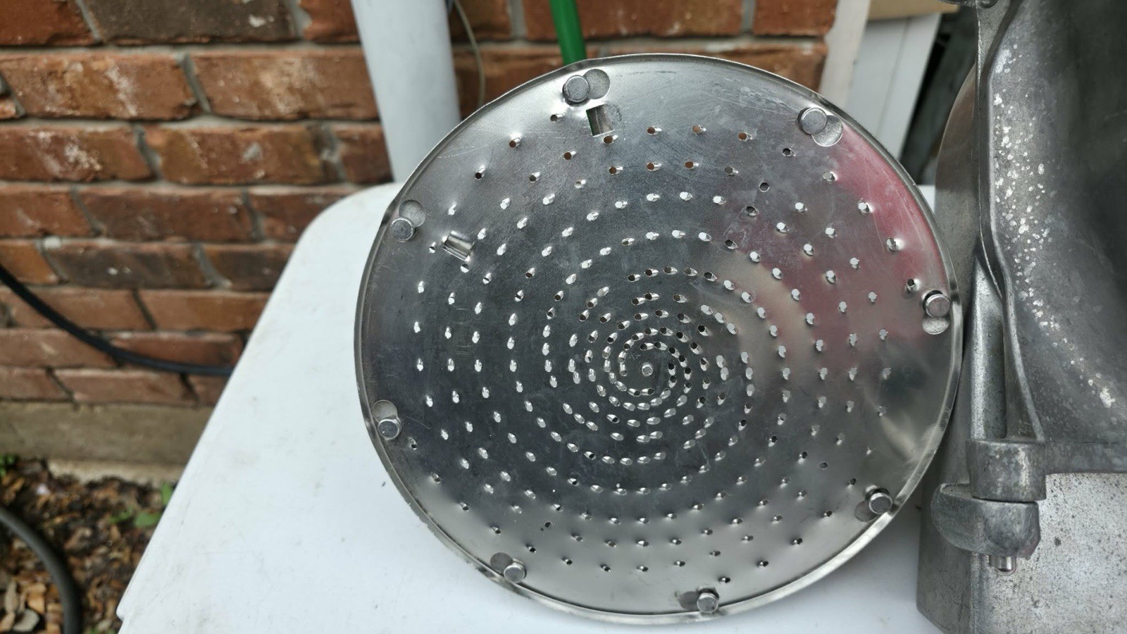 Hobart Pelican Head Mixer Attachment Shredder Grater Slicer Lot 21