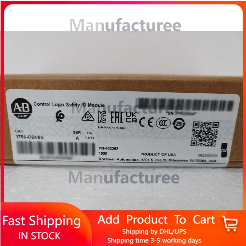 New Sealed Allen Bradley 1756-OBV8S ControlLogix Safety IO Module US Free Tax