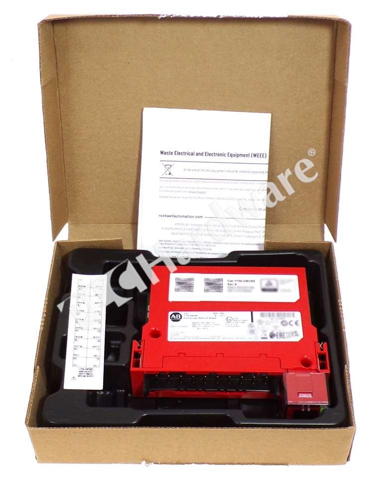 Open Pre-owned Allen Bradley 1756-OBV8S /A ControlLogix 8Ch Safety Output Module
