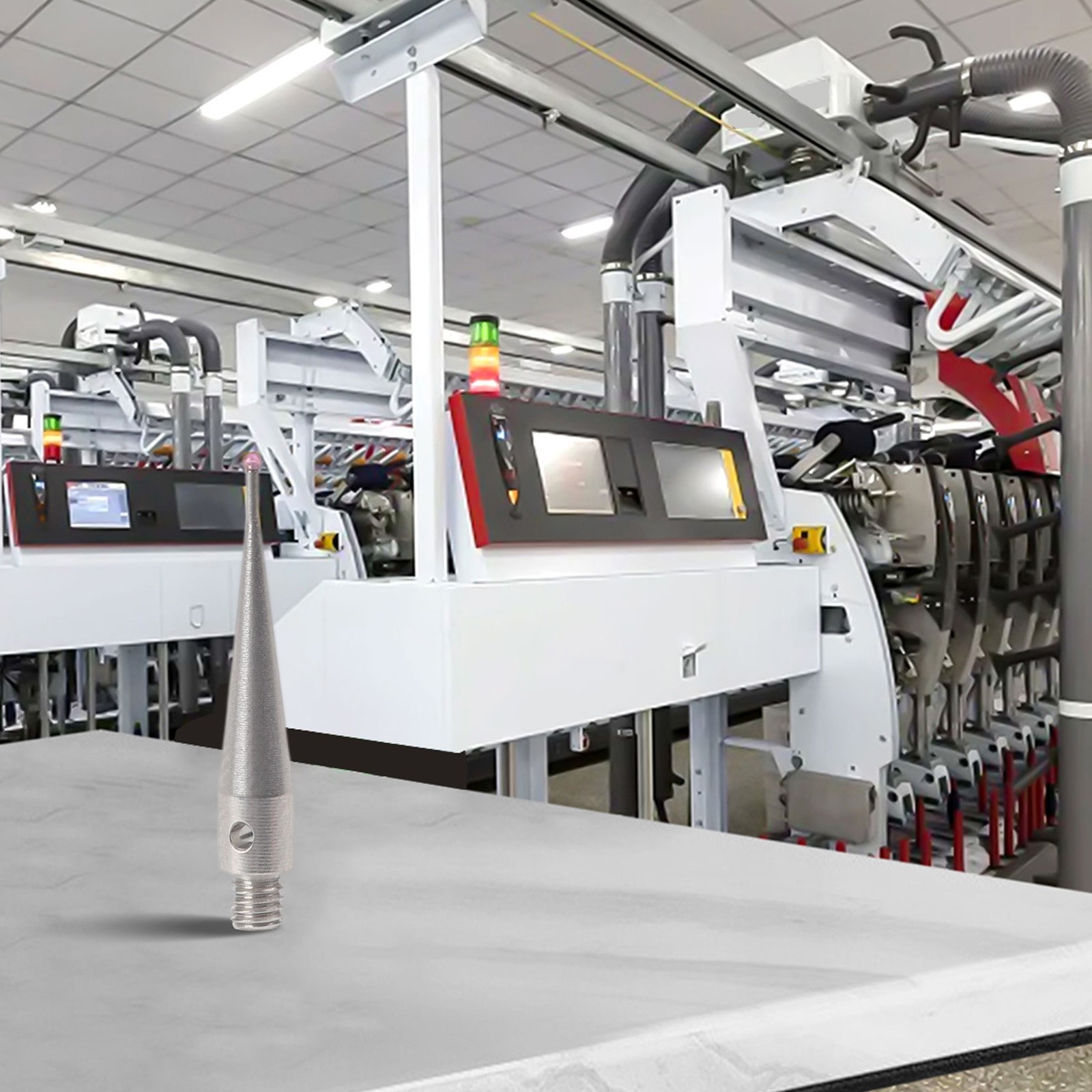 CMM Stylus 21mm Total Length 4mm Effective Length CNC Machine Applications