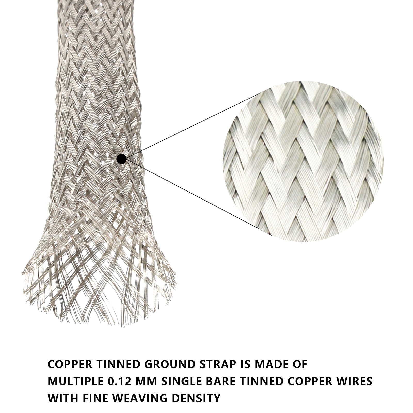 EMI RFI ESD Shielding Wire Sheathing Cable Sleeve Metal Mesh 12’&30′ Length Lot