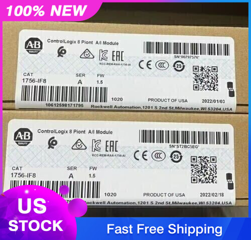 New Factory Sealed AB 1756-IF8 / A Controllogix 8 Point A/I Module 1756-IF8