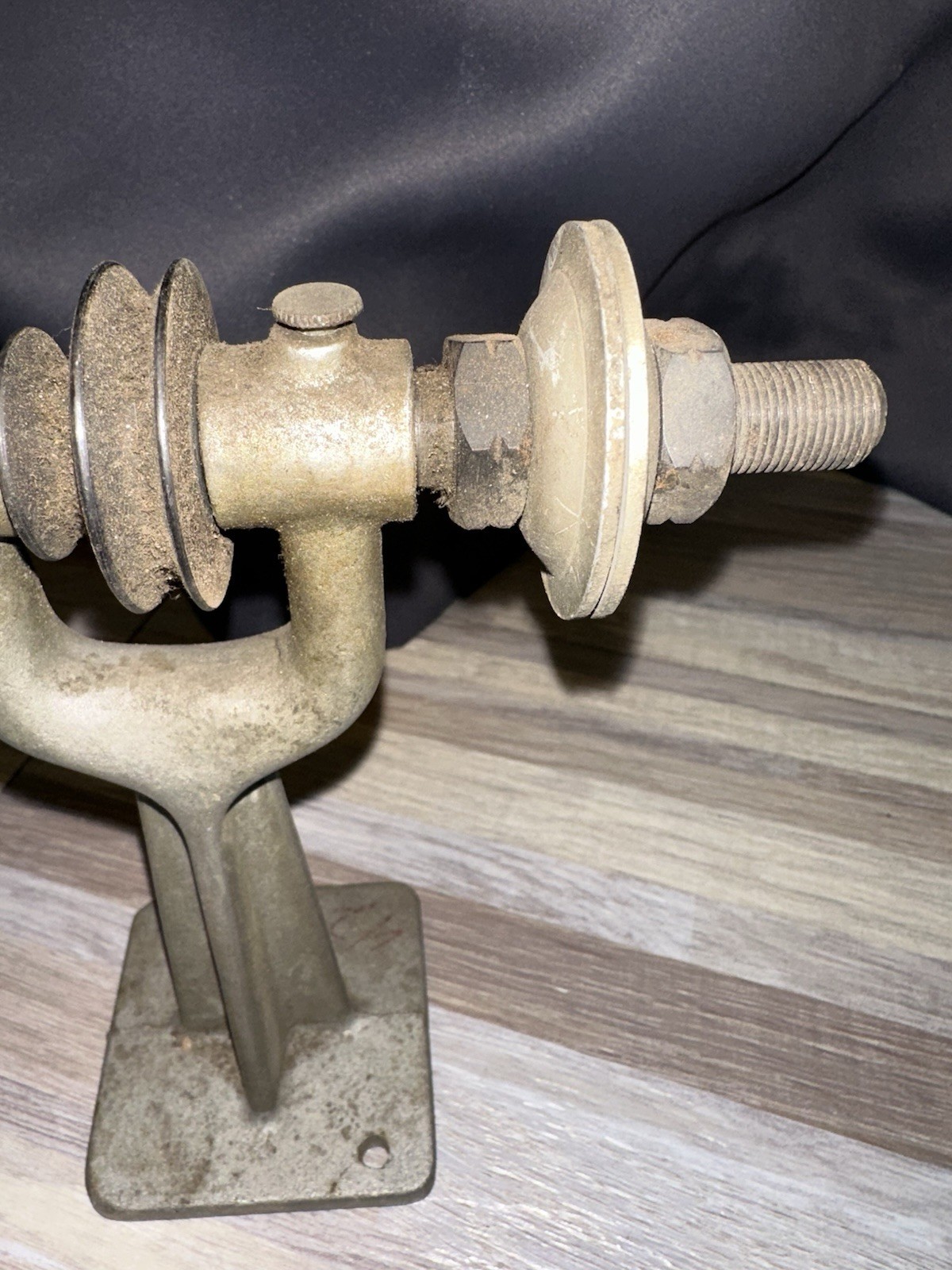 Vintage Belt Driven Bench Grinder Arbor