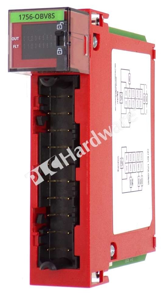 Open Pre-owned Allen Bradley 1756-OBV8S /A ControlLogix 8Ch Safety Output Module