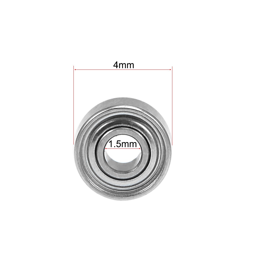 10pcs 681XZZ Ball Bearing 1.5x4x2mm Double Shielded ABEC-3 Bearings
