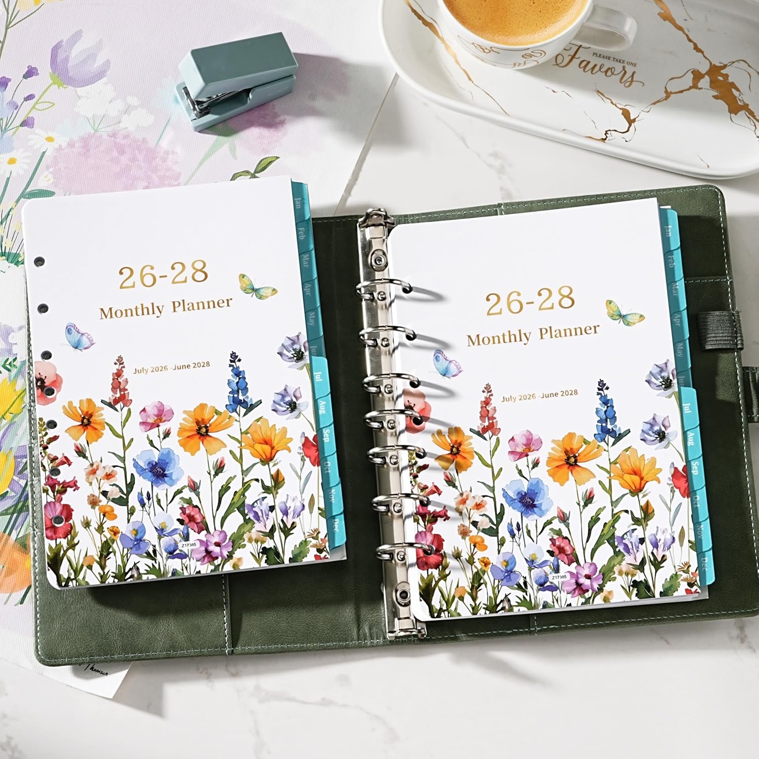 2028 Monthly Planner Refill A5 7-Hole Punched Planner Inserts July 2026-2028