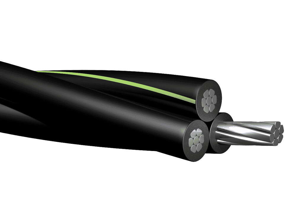 Stephens 2-2-4 Triplex Aluminum URD Direct Burial Cable (120 Amp) 600V