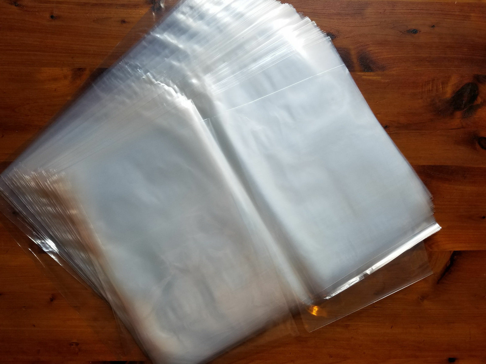1 Mil Clear Lay Flat Open Top Poly Bags Plastic Baggie Packing Shipping FDA LDPE