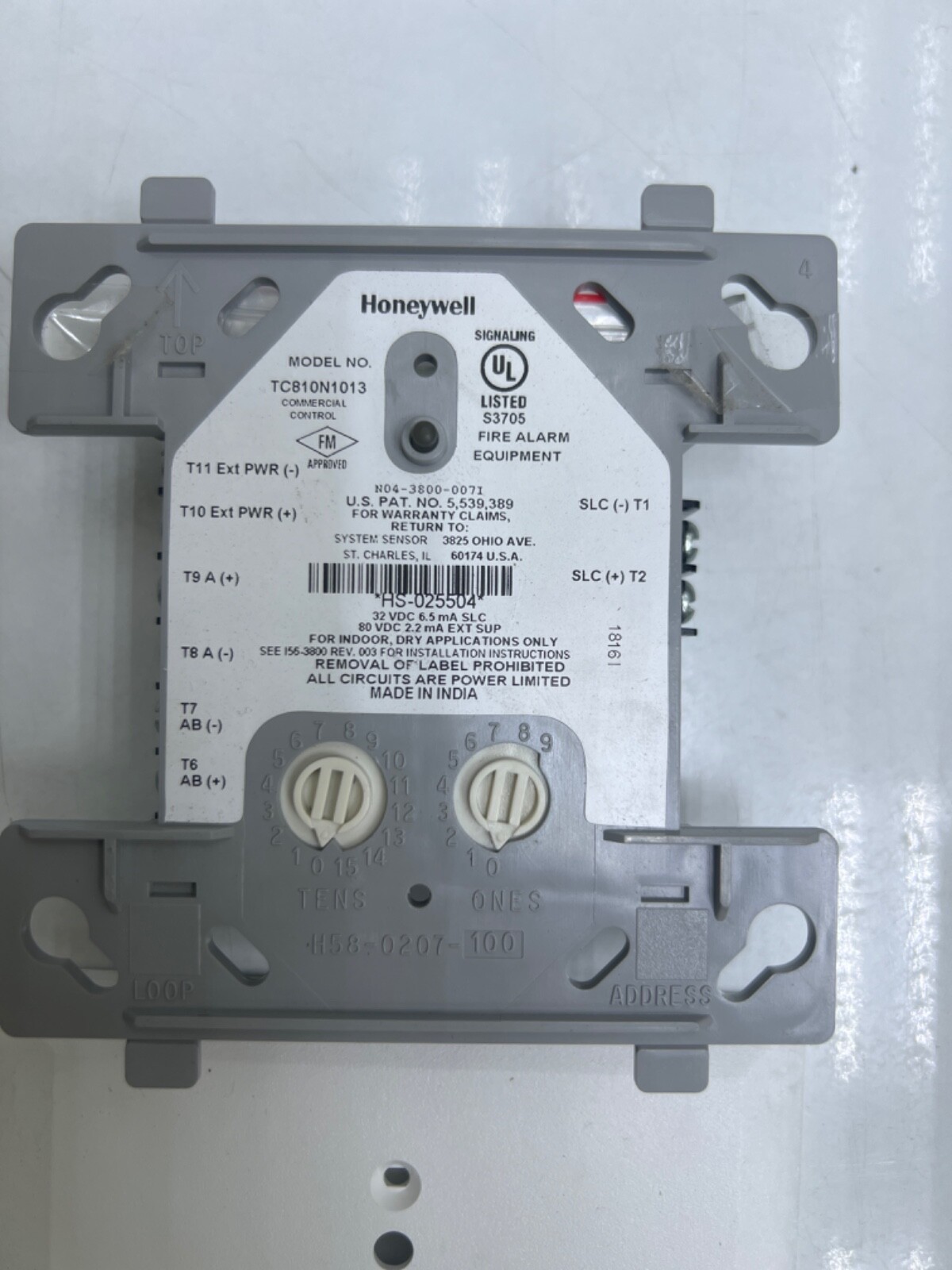 NEW Honeywell TC810N1013 INTELLIGENT CONTROL MODULE